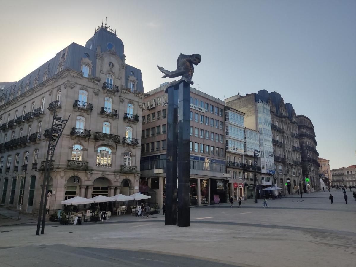 Pleno Centro, Terraza, Principe, 5 Min Casco Vello Y Estacion Ave Apartment Vigo Exterior foto